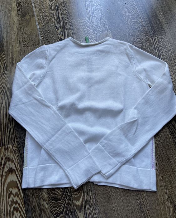 Benetton sweter cekiny roz. 150 cm