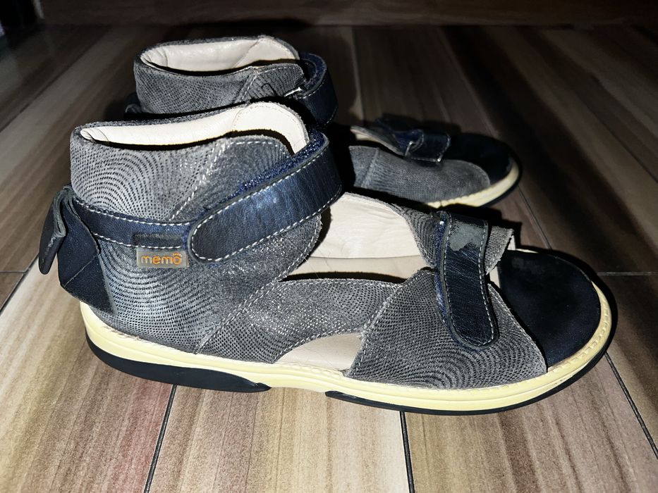 Sandały Memo profilaktyczne rozmiar 33 granatowe