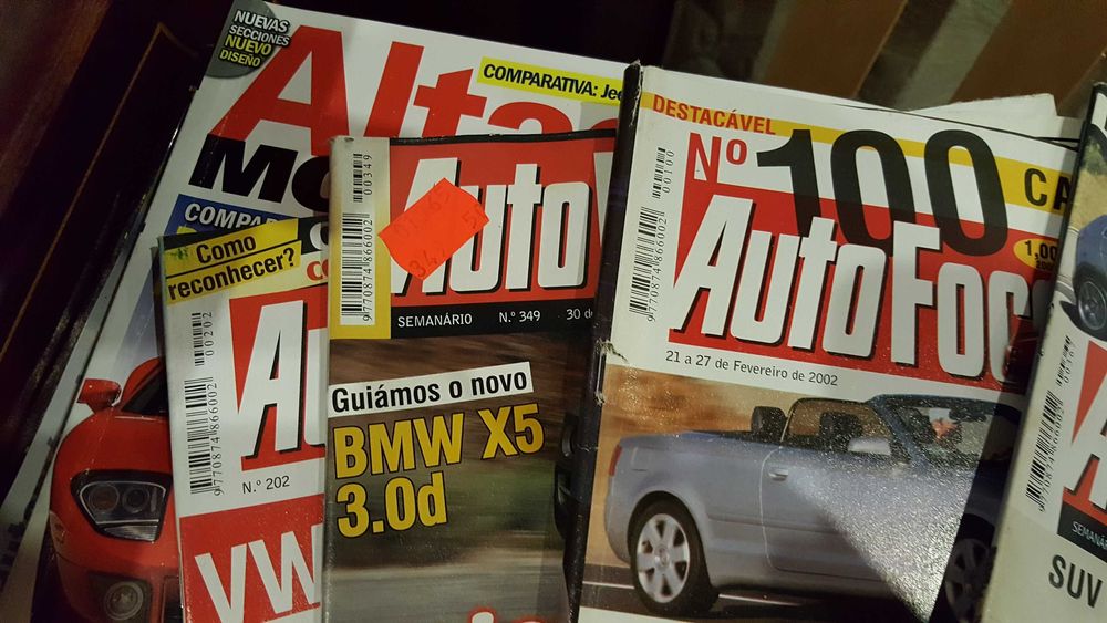 Revistas Auto: Guia do Automóvel, Auto Foco, Auto Motor, Auto Hoje