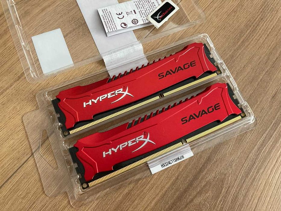 Pamięć HyperX Savage, DDR3, 16 GB (4x 4GB), 2400MHz, CL11 (HX324C11SRK2/8)