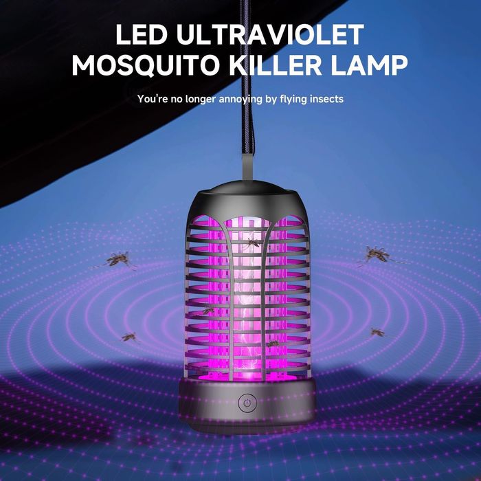Elektryczna lampa owadobójcza, 4500 V, lampa na komary