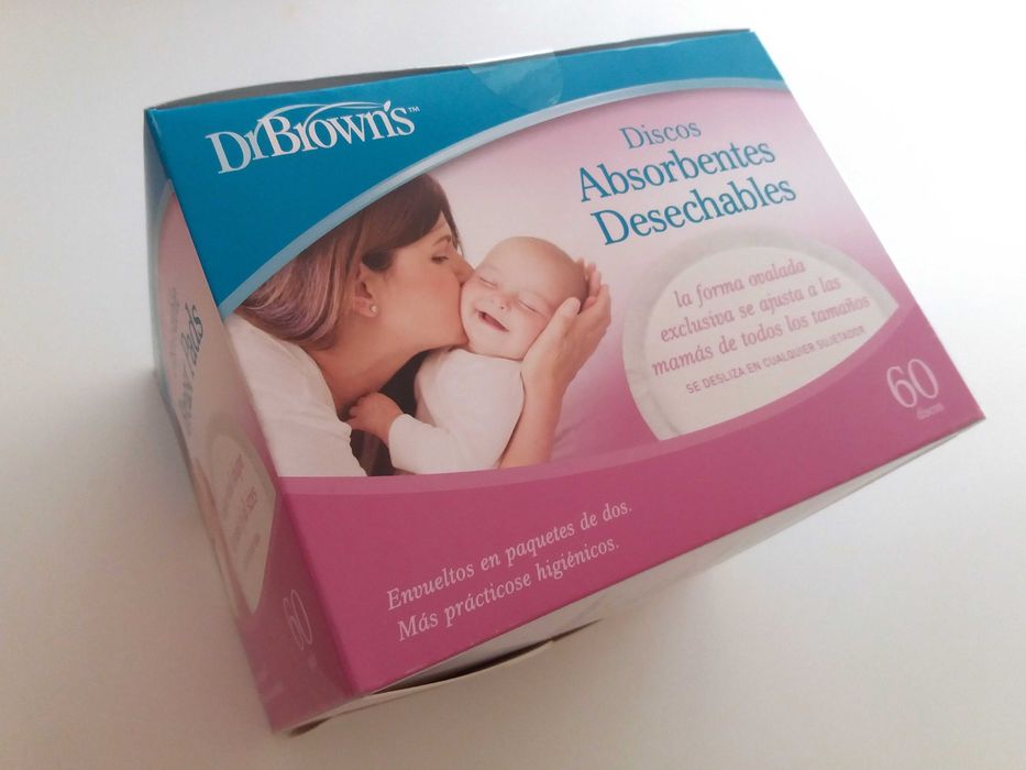 DR. BROWN'S - Pack Discos absorventes descartáveis 60 unidades - NOVO