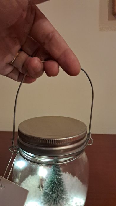 Decoração natalícia com led,nova com etiquetas