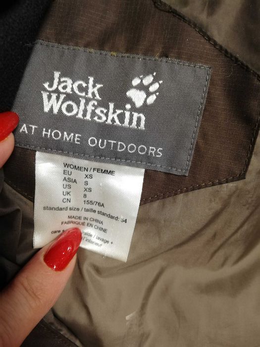 kurtka Jack Wolfskin xs s 34 36 dłuższa parka Jack Wolfskin s 36 xs 34