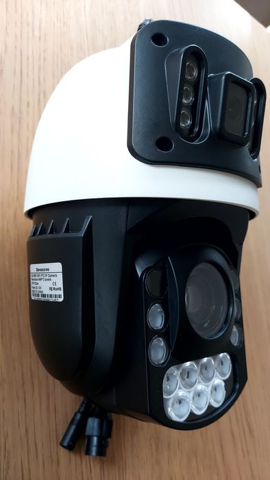 Kam.Zew. 4K8MP 50xzoom optyka Sony 2ekrany Metal obudowa.