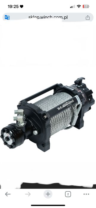 Гідравлічна лебідка Titanium winch 15000 LBS