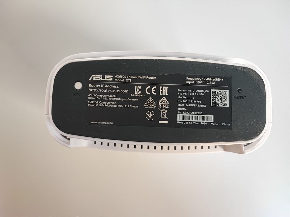 Маршрутизатор Asus Zen WiFi XT8 White AX6600