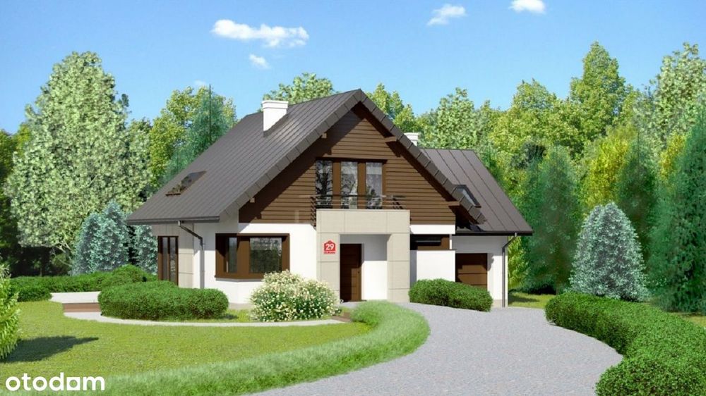 Dom w centrum Głogowa Małopolskiego – stan surowy zamknięty