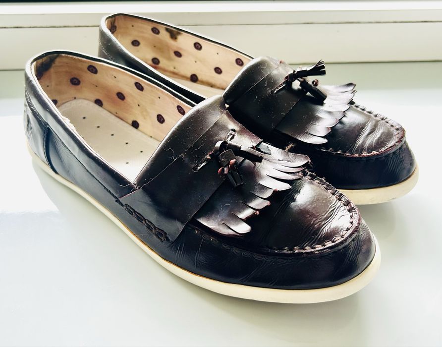 Оригінальні вінтажні лофери Fred Perry Fontana LTHR ( 42 )