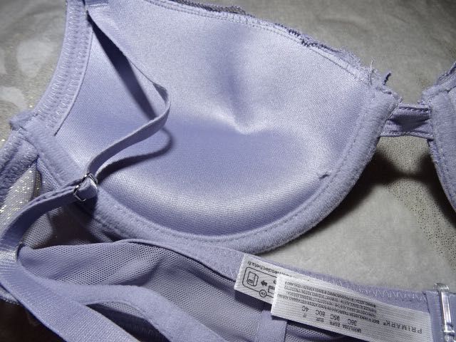 Primark biustonosz nowy liliowy push up 80 C