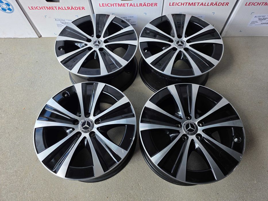 [1455a] Felgi aluminiowe 18 cali MERCEDES BENZ ORYGINALNE 2 szerokości