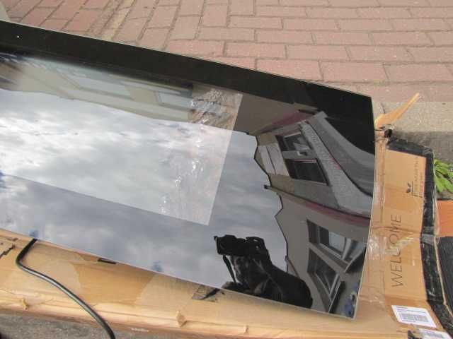 Kominek elektryczny 2000W LED wiszący szklany Klarstein