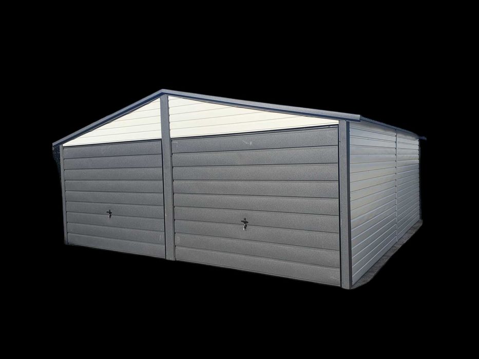 Garaż Blaszany PREMIUM 6x6m PROFIL ZAMKNIĘTY ocynk