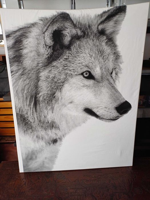 Tela o Lobo em tecido