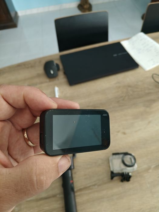 Xiaomi action cam 4k + gimbal + caixa estanque