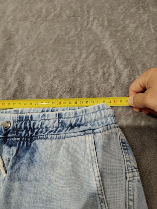 Spodenki jeansowo materiałowe M