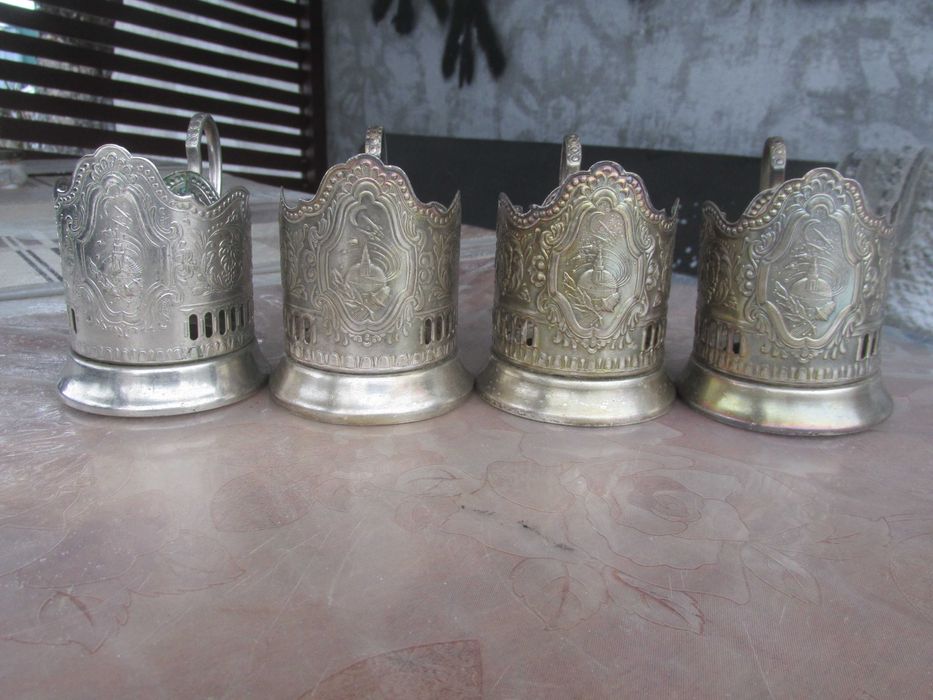 підстаканники СССР  космос 4 шт.