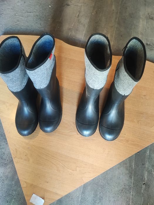 Kalosze  ocieplane filcem