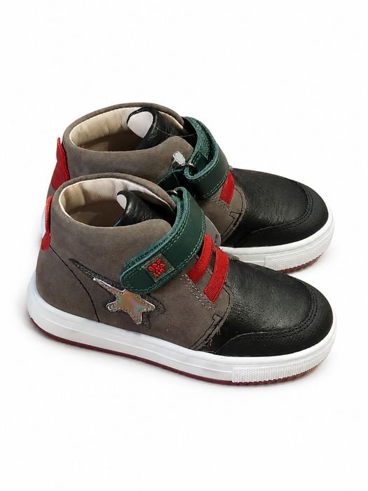Nowe Garvalin Skórzane Trzewiki Sneakers Rzep 24 / 25