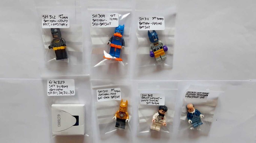 Lego Super Heroes DC 70909 Batcave Break-In LBMovie 6 Minifigs novas