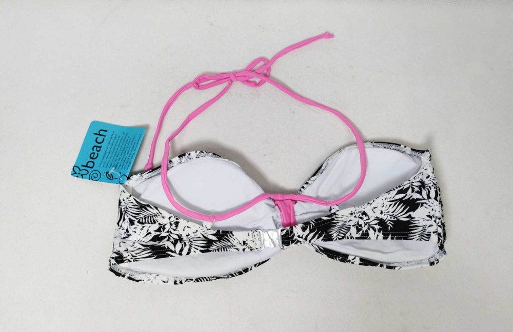 Strój kąpielowy dwuczęściowy czarny bikini komplet 38/40 ST0140B