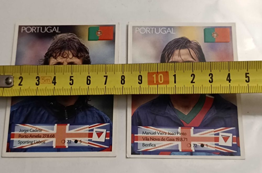 2 Autocolantes da Seleção Nacional Eurocup 96