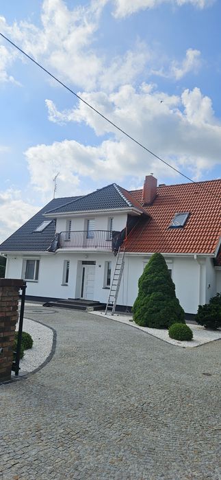 Malowanie,mycie dachów, elewacji