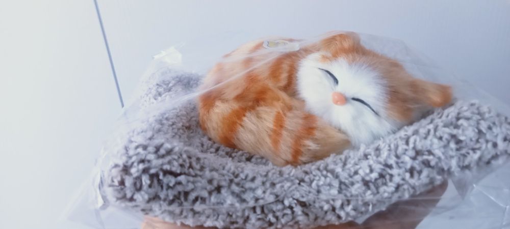 Іграшка котик на килимку