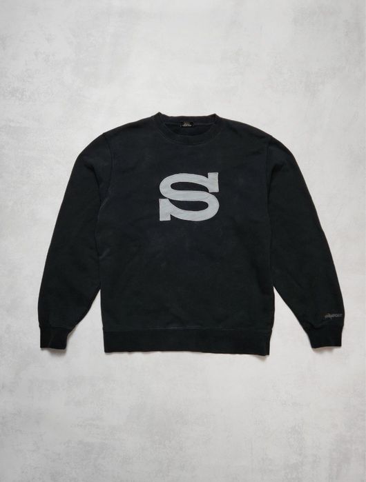 Свитшот кофта реглан stussy big logo