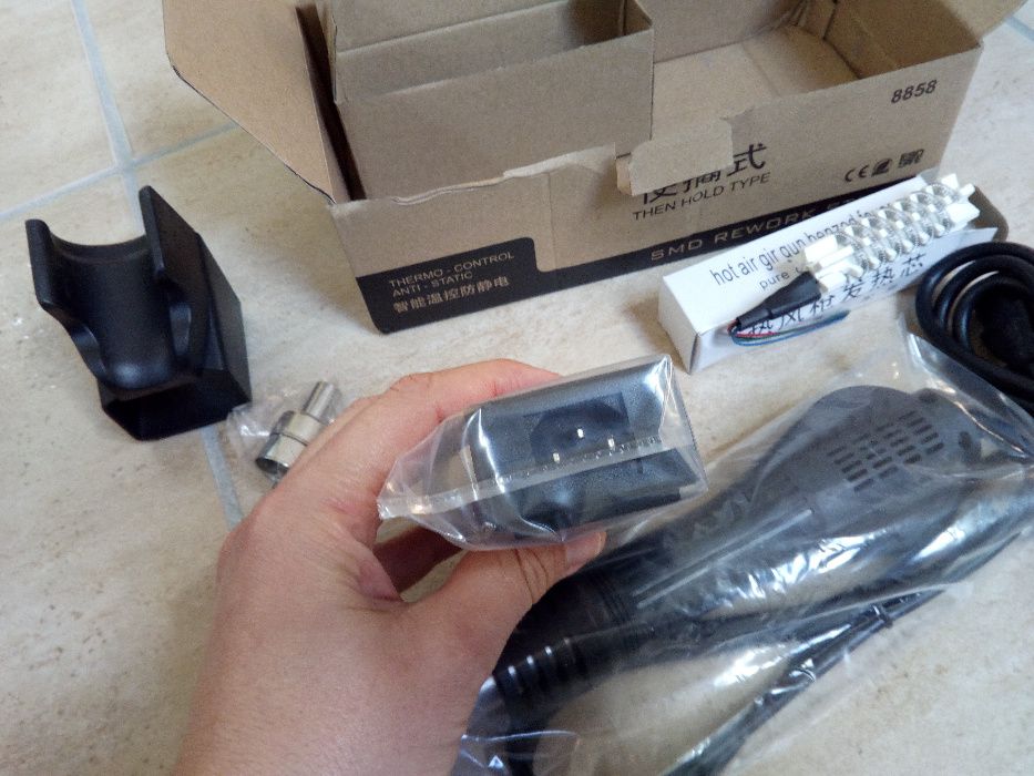 Estação Soldadura de Ar Quente SMD.