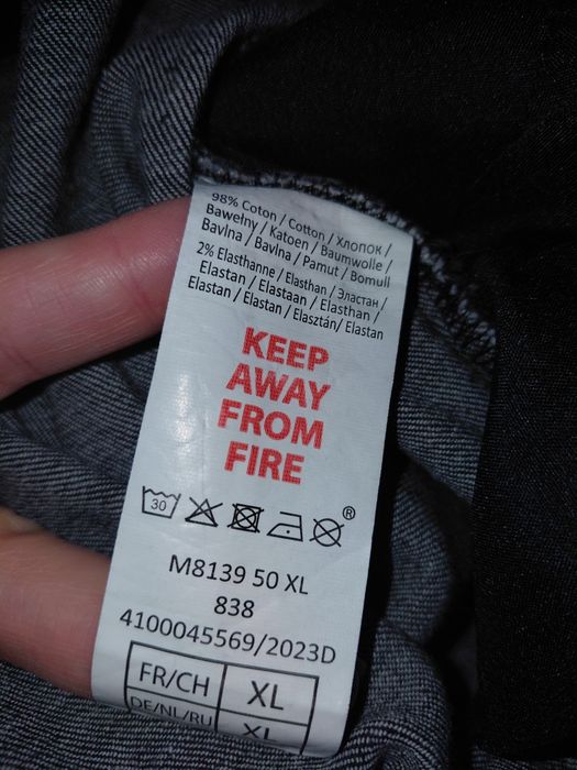 Spodnie męskie XL jeansy dżinsy na gumce