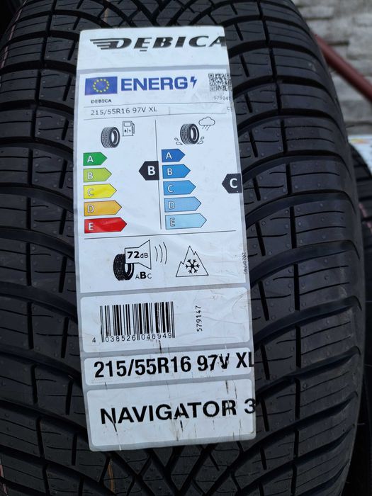 4 Opony wielosezonowe NOWE 215/55 R16 Dębica Navigator 3 Montaż gratis