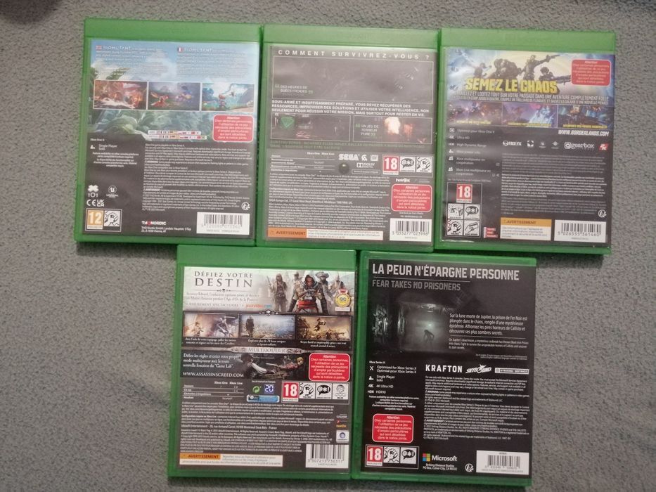 Conjunto de 3 jogos para a Xbox series x / xbox one