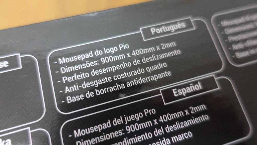 Tapete Gaming Maxlvl XL (Preto)