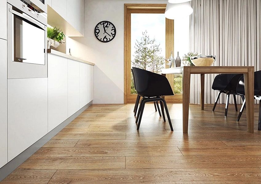 Panele podłogowe laminowane SWISS KRONO Dąb Szafran D3493 AC5/8mm