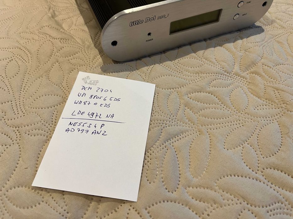 Przetwornik cyfrowo analogowy Little dot DAC 1