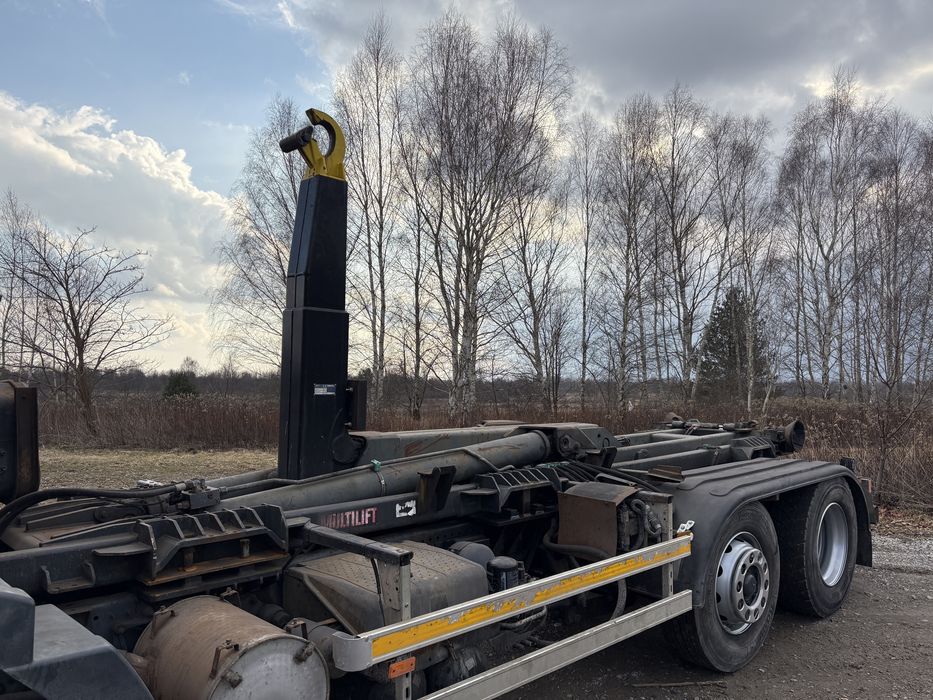 Zabudowa hakowa / hakowiec Multilift 20T / Skibicki / axor / man tga
