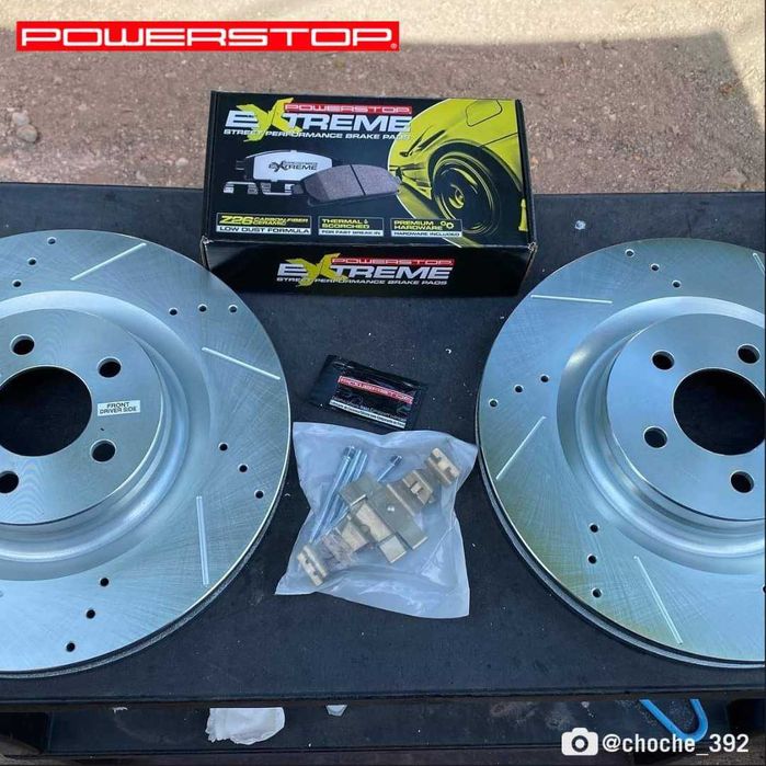 Тормозные диски, колодки Power Stop, VW Touareg, Audi Q5, Audi Q7,