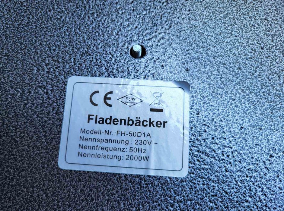 Электрическая блинница SCHAFER Fladenbäcker FH-50D1A, 2000 Вт лавашница