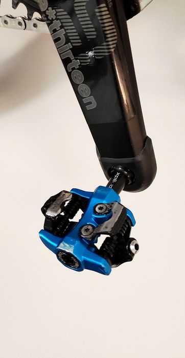 Pedały rowerowe SPD MTB Gravel Xpedo CXR XMF-10AC black/blue 294g