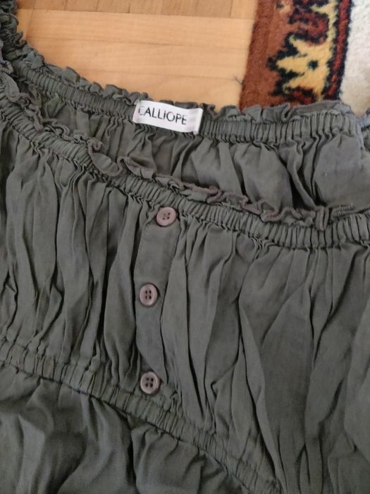 Zestaw ubrań ciąża S/M ciążowych 36 38 sukienka, wygodne spodnie, pas, bluzka koszulka na lato