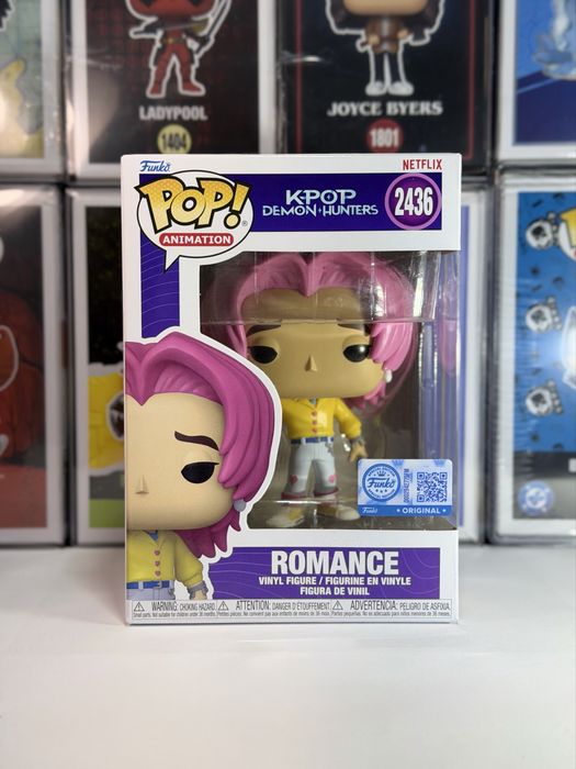 Фігурка Funko Pop Romance 2436 Роменс KPop Demon Hunters Netflix Saja Boys Exclusive Оригінал Фанко Поп Ексклюзивна Колекційна