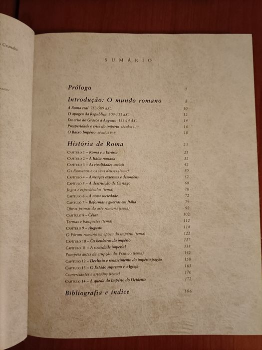 Livro As Grandes Civilizações Roma