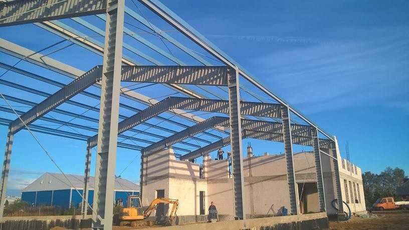 Konstrukcja hali 25x80x6m Leszno