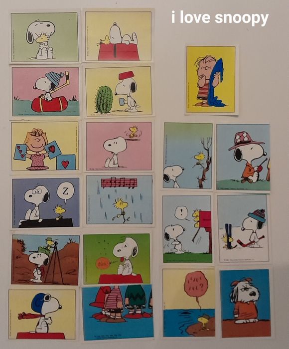 Cartas e autocolantes coleção