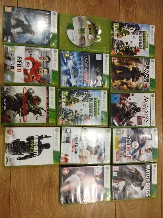 Używane gry Xbox 360 zestaw 1.