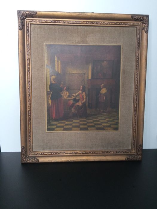 Obrazek antyk ozdobna ramka