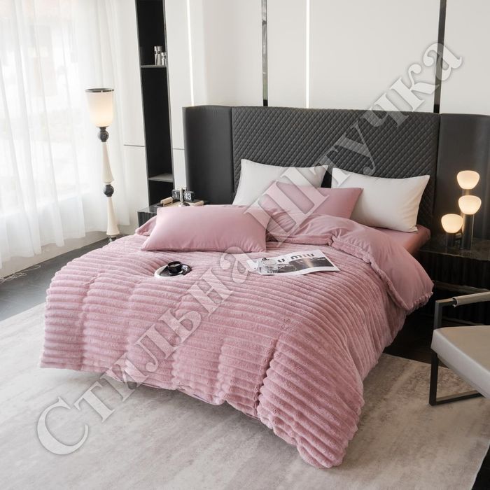 Зимові комбіновані (Сатін + Велюр) комплекти постільної білизни