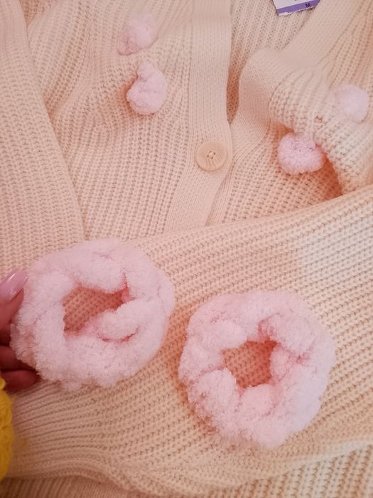 Кардиган з подарунками дві hands make резинки для вог)
