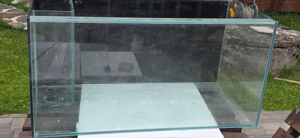 Akwarium z kominem 120x60x60 Opti White